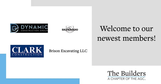 Infographic welcoming new members and an image of their logos.