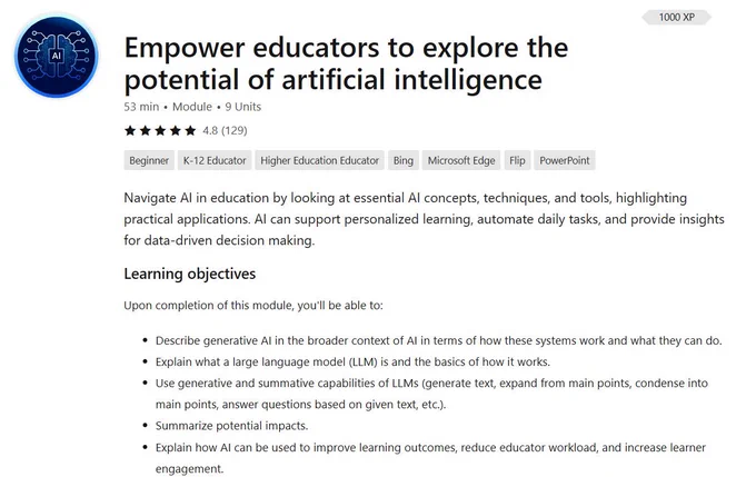 Picture of EDU and AI course