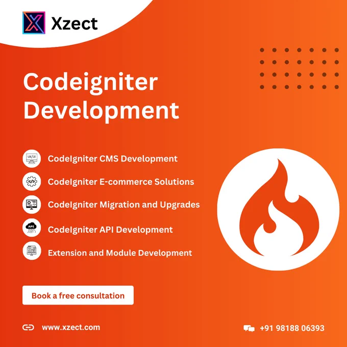 Codeigniter development Services by Xzect