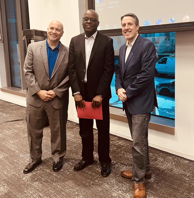 Mark Williams, Larry Stubblefield and Ray Milano at the VBOC Training Conference in Washington DC