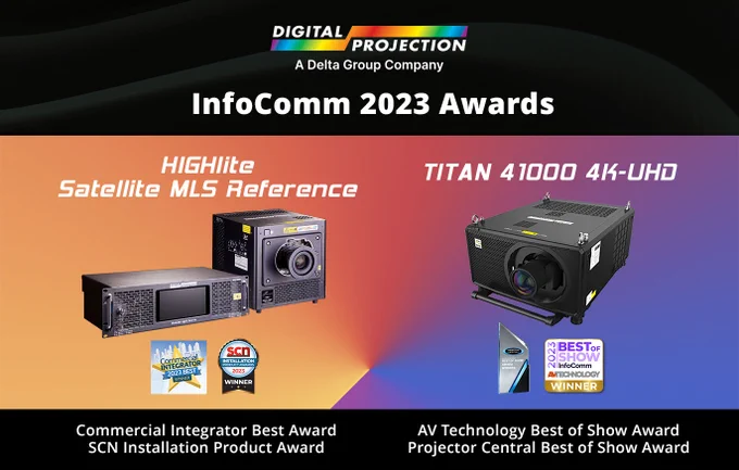 Digital Projection wins four awards at InfoComm