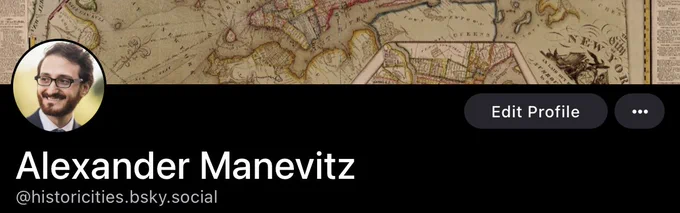 a screenshot of my profile header from another rival social media app. 
