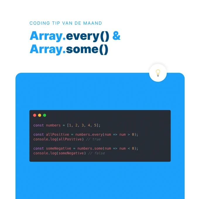 coding tip - javascript array.every & array.some