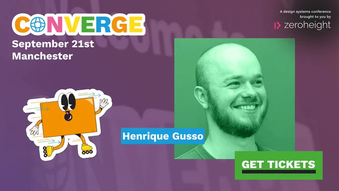 Converge. September 21st, Manchester. Speaker: Henrique Gusso.