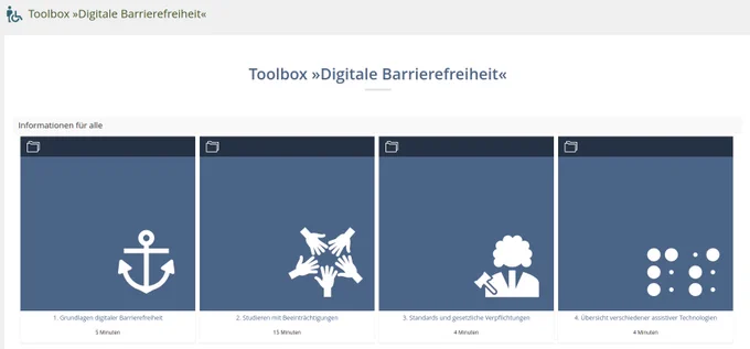 Screenshot der Toolbox