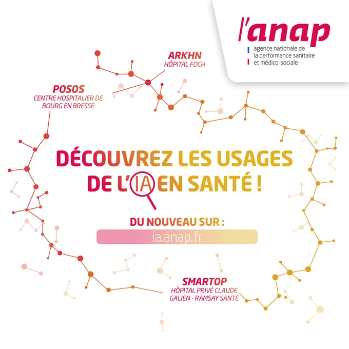 Ne manquez pas les nouvelles solutions d’IA opérationnelles référencées sur la plateforme ia.anap.fr ! 