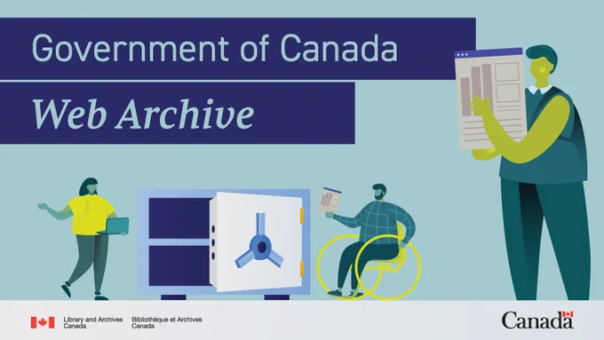 Promotional graphic featuring illustrated people around a large vault