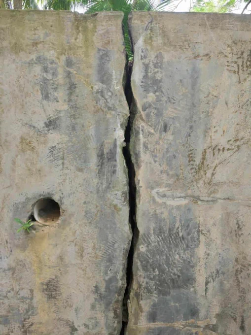 🏢 Defects on retaining wall. 

#ipmprofessionalservices #structuralinspection #structuralengineering #defectstudy #engineeringinput #engineeringconsultant #retainingwall #engineeringfirm