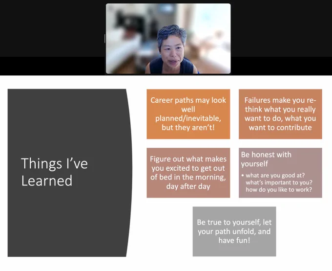 Dr. Ida Sim shares with our students important life lessons