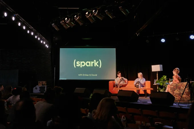 (spark) President, Ember Marr, and Senior Animator, David Carrero, presenting at Matter More
