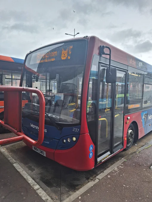 Warrington's Own Buses: "The Cheshire Cat" Route Cat5 at the stand