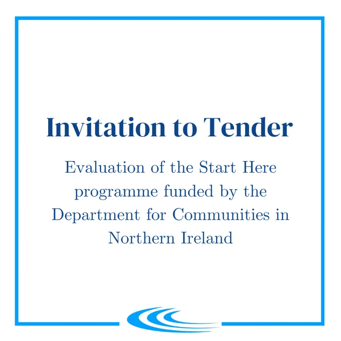 Invitation to Tender - Evaluation of the Start Here programme funded by the Department for Communities in Northern Ireland