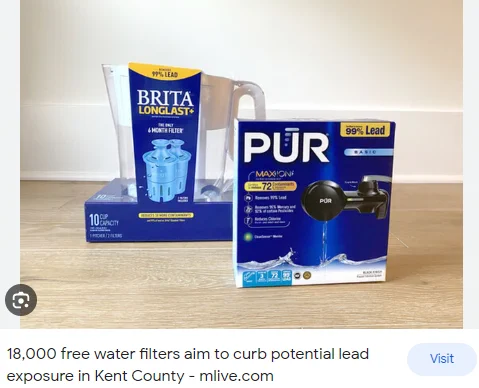 18,000 free water filters aim to curb potential lead exposure in Kent County - mlive.com