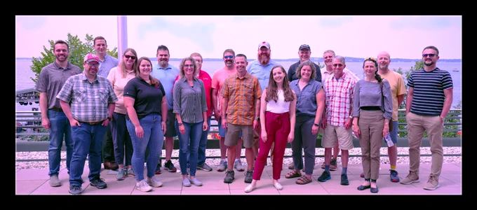 Group picture taken at the UW-Madison Memorial Union Terrace by Roger Schmidt (UW-Madison NPM program).