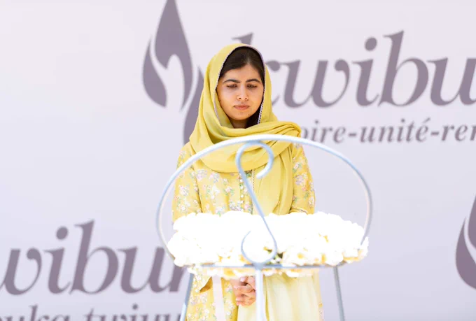 Education activist and Nobel Peace Prize laureate, Malala Yousafzai, on Saturday visited Kigali Genocide Memorial to pay respects to the victims of the 1994 Genocide against the Tutsi.