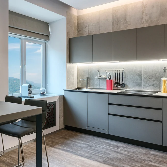 We're local, understanding AZ builders' needs. Let's create kitchens together. Call 602-354-3452. #KitchenCraftsmanship #B2BPhoenix #Countertops