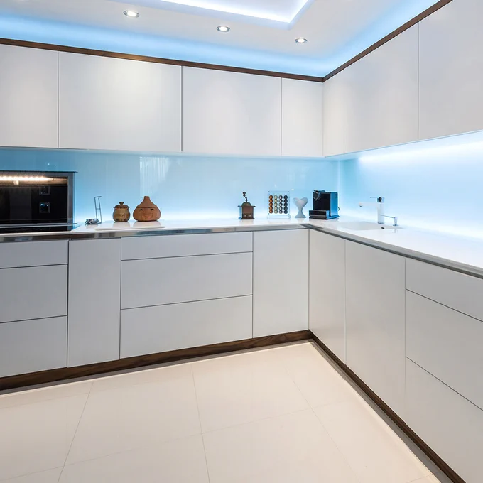 Commercial-grade kitchen cabinets add class to spaces. Experience the MT difference. Visit www.mtmsaz.com. #PhoenixContractor #MTManufacturing #Manufacturing