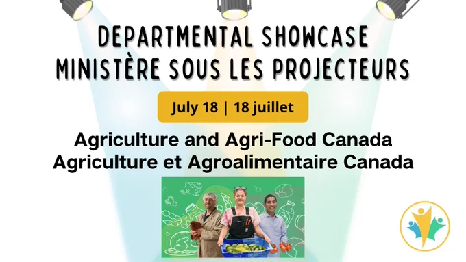 Departmental Showcase - Agriculture and Agri-Food Canada | July 18
