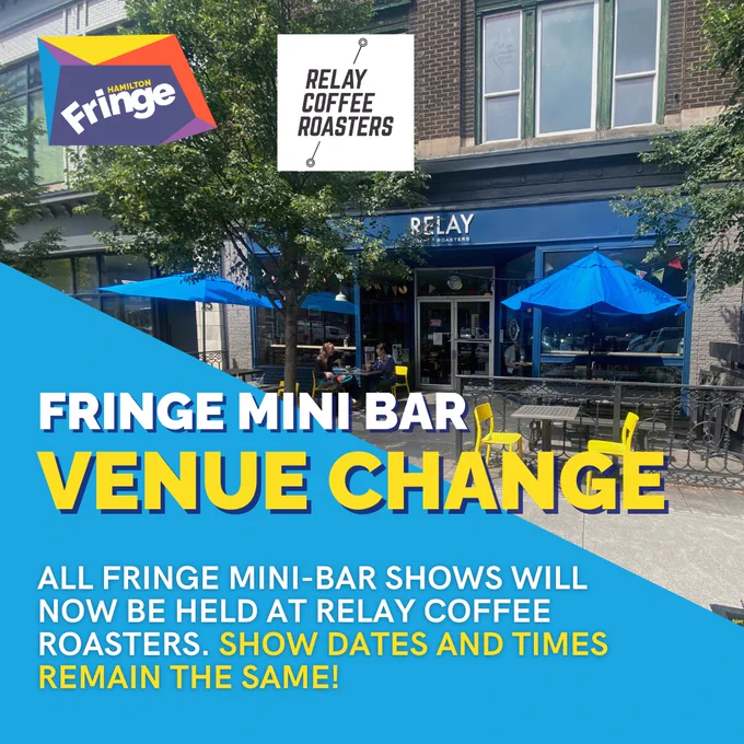 Fringe Mini Bar venue change to Relay Coffee Roasters