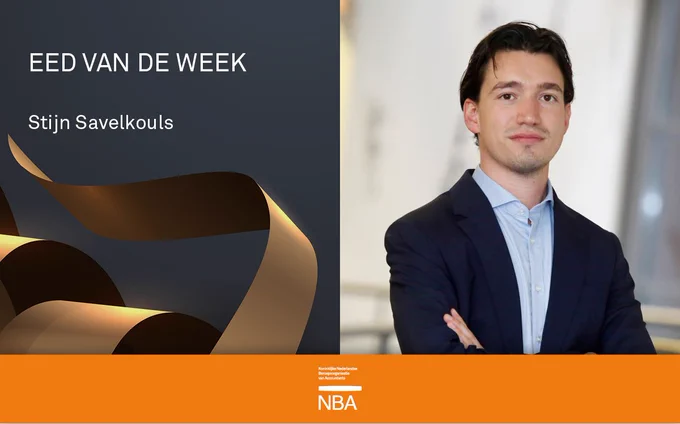 Stijn Savelkouls heeft zijn eed afgelegd voor het accountancy beroep en zijn diploma behaald