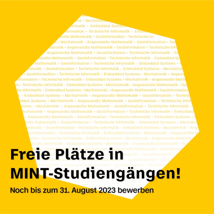 Freie Plätze in MINT-Studiengängen – Kurzfristig noch für das Wintersemester bewerben
