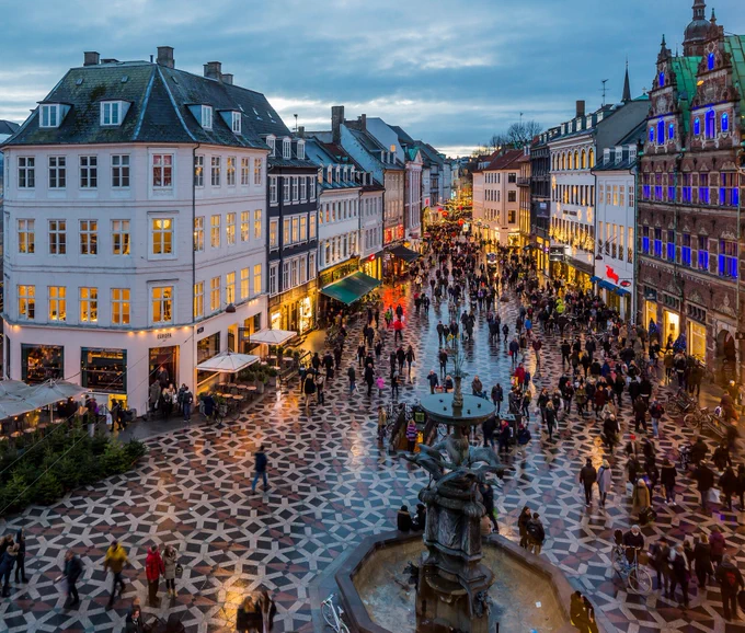 Copenhagen at night