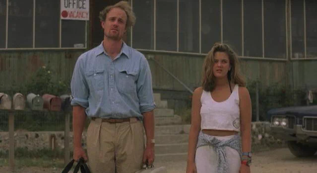 Drew Barrymore and Matt Frewer in Far from Home (1989)