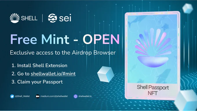 Shell Passport NFT - Free Mint Open