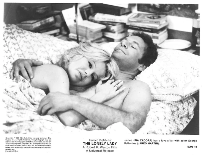 Pia Zadora and Jared Martin in The Lonely Lady (1983)