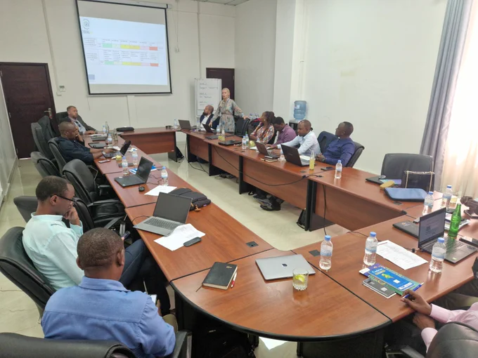 Perit Kirkmann-Raave from RIA Estonia delivers CIIP training on behalf of Cyber4Dev in Kigali, Rwanda. 