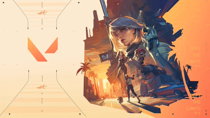 Key Art for VALORANT, the 5v5 character-based tactical shooter from Riot Games.