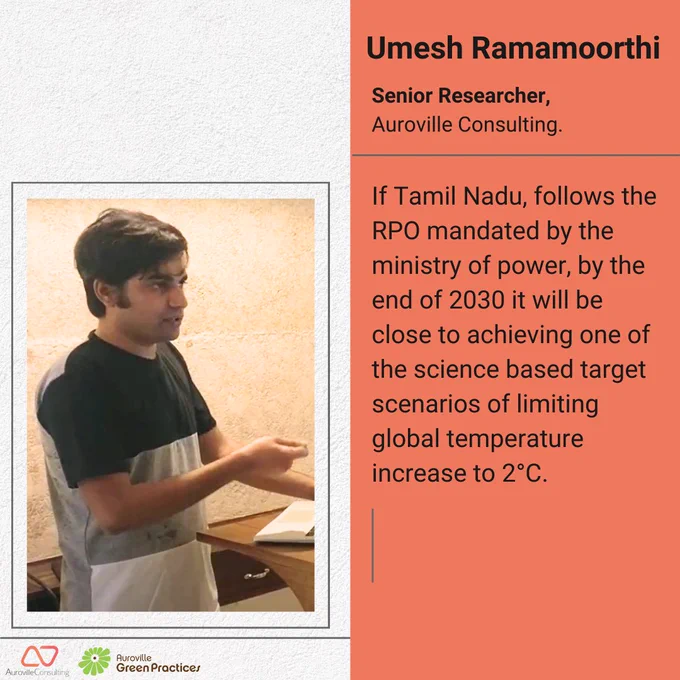 Umesh Ramamoorthi on Tamil nadu's energy sector achieving science based targets by 2030