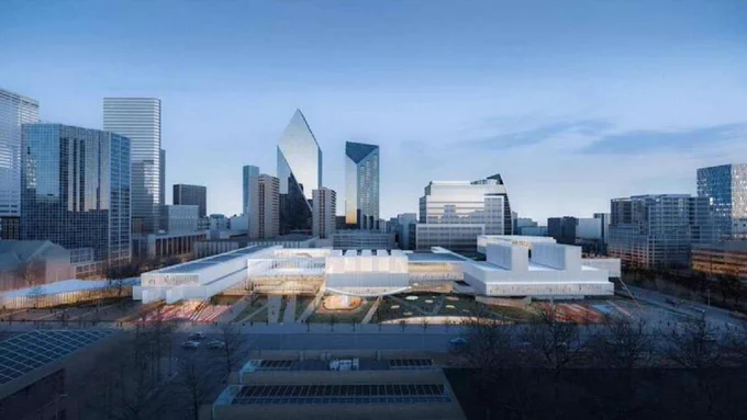 Michael-Maltzan Architecture design for the  Dallas Museum of Art Expansion projects. Image: DMA/Michael-Maltzan Architecture