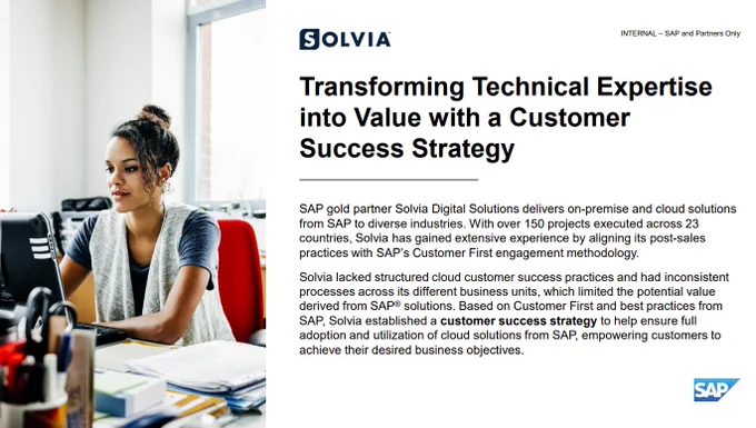 Solvia - Transforming Technical Expertise into Value with a Customer Success Strategy