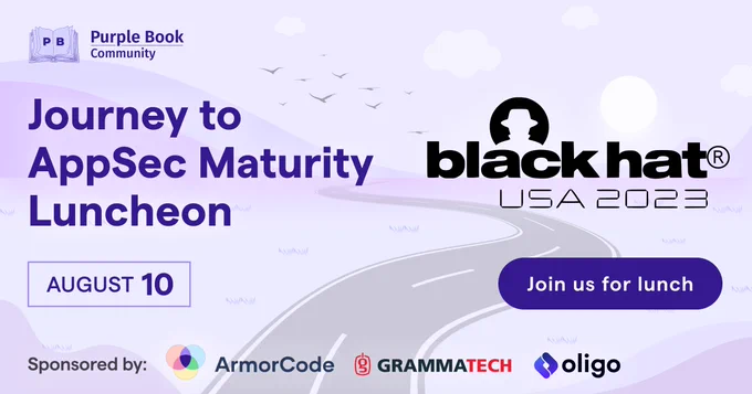 Join The Purple Book Community's JTAM Luncheon at Black Hat USA 2023!