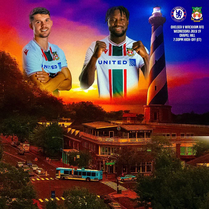 Jordan Davies and Jacob Mendy faded into a summer evening backdrop of North Carolina with the matchday times on their right.