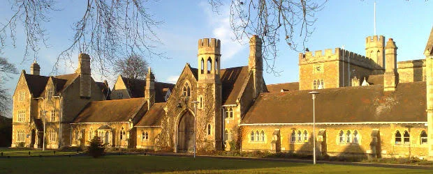 Victorian Costwold sandstone college building