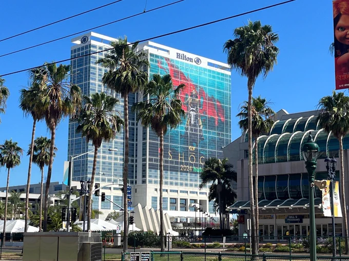 A view of Comic-Con International at the San Diego Convention Center.