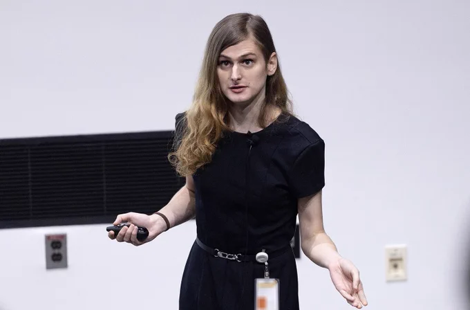 Allison Zec presents her research at the 2023 Jefferson Lab Users Organization Annual Meeting. Jefferson Lab photo/Aileen Devlin