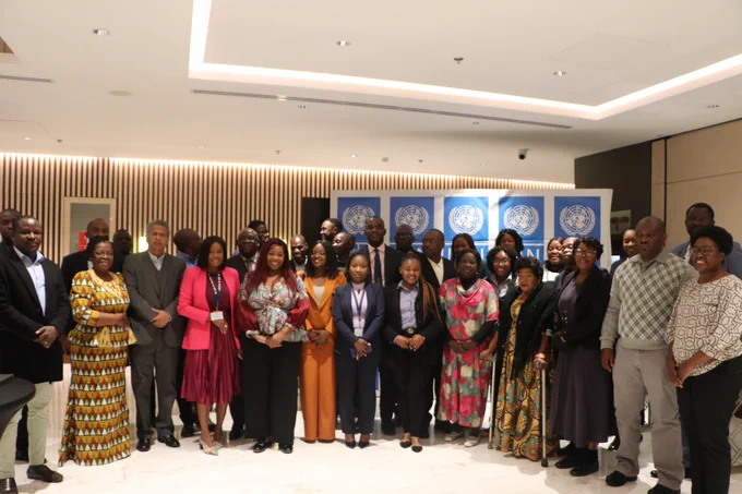 An image of the attendees of the Collective Intelligence Workshop on the Africa Continental Free Trade Area (AfCFTA)