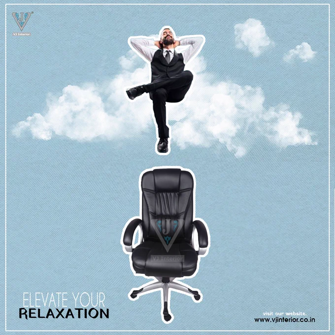 Leather High Back Office Chair
