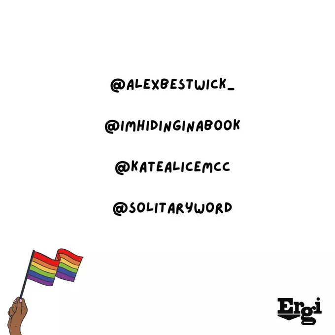 The Twitter handles of our 4 team members  (tagged in this image)
