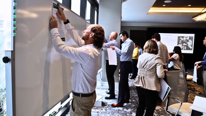 Participants work together to focus on the most challenging and unexplored issues in climate-smart chemistry, clean energy, and materials production and usage. 