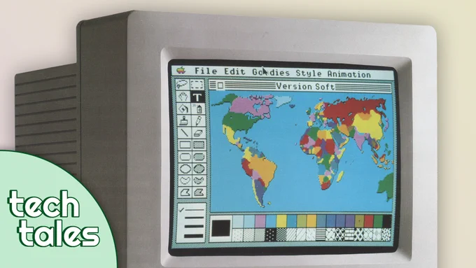 Photo of the Apple IIGS