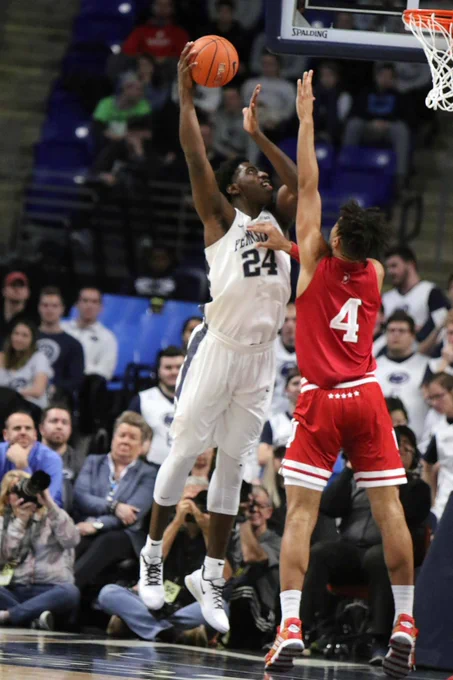 Mike Watkins goes up for a shot
