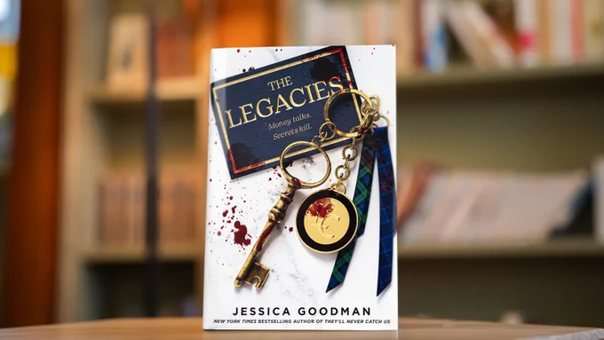 A flatlay photo of the book The Legacies by Jessica Goodman