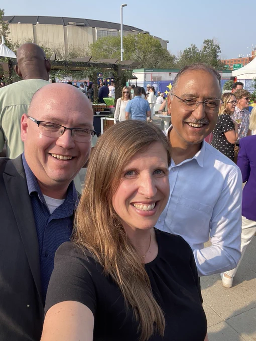 Anne, Amarjeet, and Searle at KDays