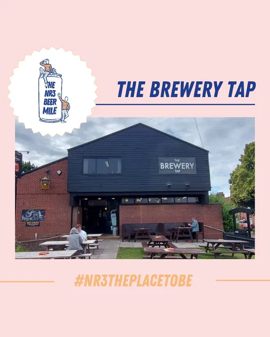 Photo of the exterior of The Brewery Tap pub in Norwich