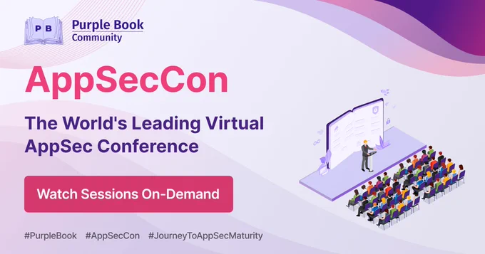 AppSecCon's over 40 sessions are available to view on-demand!