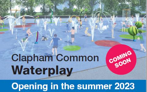 Clapham Common waterplay